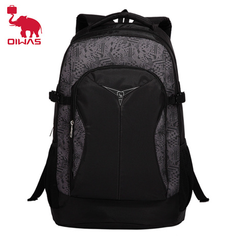 Oiwas Men's 34L Large Capacity Hiking Backpack Notebook Traveling Bags Fashion Shoulder Bag Nylon Racksacks Waterproof Teens ► Photo 1/6
