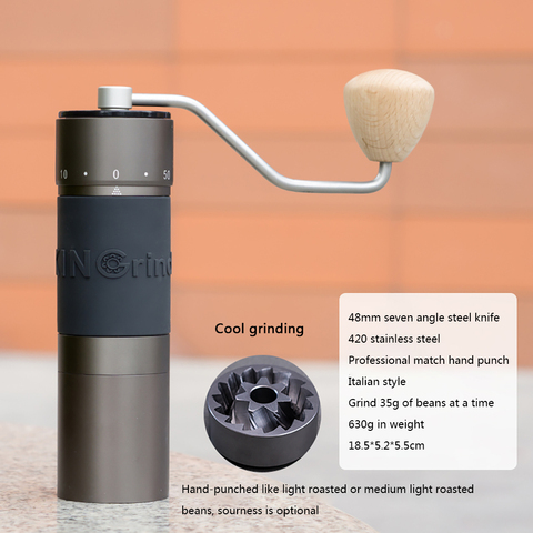 New Espresso Manual Coffees Grinder High Quality Aluminum Portable Coffee Grinder High-end grinding core Burr Coffee Grinders35g ► Photo 1/6