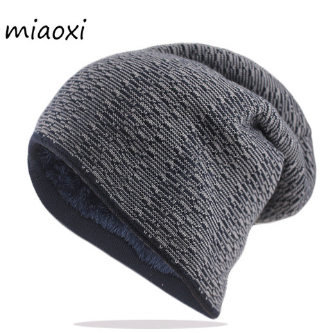 Adult Men Beansies Skullies Fashon Winter Warm Hat Knit Bonnet Casual Outdoor Sport Unisex Gorras Colorful Hot Sale Bone Caps ► Photo 1/6