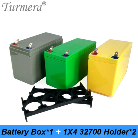 Turmera 32650 32700 Lifepo4 Battery Storage Box with 1x4 Bracket for 12V Uninterrupted Power Supply and E-bike Battery Use NEW ► Photo 1/6