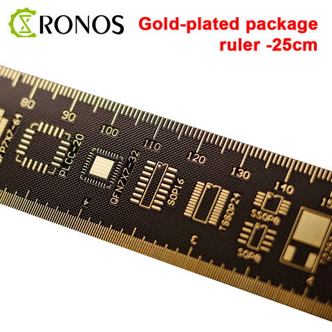 PCB Ruler For Electronic Engineers For Arduino Fans PCB Reference Ruler PCB Packaging Units 25CM ► Photo 1/3