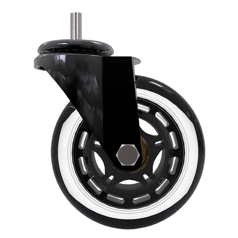 Office Chair Caster Wheels, Heavy Duty & Safe for All Floors, with Threaded Stem, 3/4 Inch ► Photo 1/6