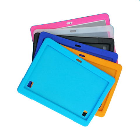 10.1'' Universal Soft Silicone Case For 10 10.1 inch Android Tablet PC Shockproof Solid Color Back Cover Protective Shell ► Photo 1/6