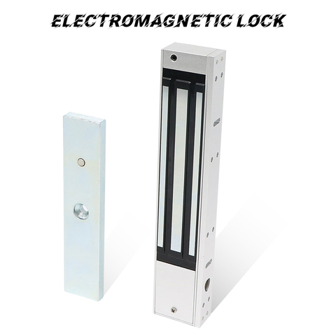 Jeatone 180KG DC 12V Magnetic Electromagnetic Lock Flush Mount for Home Door Gate Access/Access Control System ► Photo 1/6