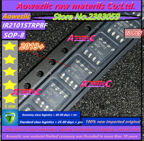 Aoweziic 2022+ 100% new imported original  IR2101STRPBF   IR2101S  IR2101SPBF  SOP-8 /  IR2101PBF  IR2101  DIP-8  MOSFET driver ► Photo 1/2