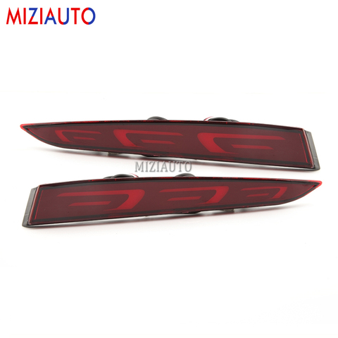 1 Pair Led Rear Bumper Reflector light For Hyundai Solaris Accent 2017 2022 Tail Stop Fog Bumper lamp Turn Brake Lights ► Photo 1/6