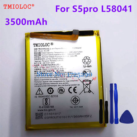 New High quality 3500mAh BL298 Battery For Lenovo S5pro / S5 Pro L58041 6.2 inch Battery + Tools ► Photo 1/1