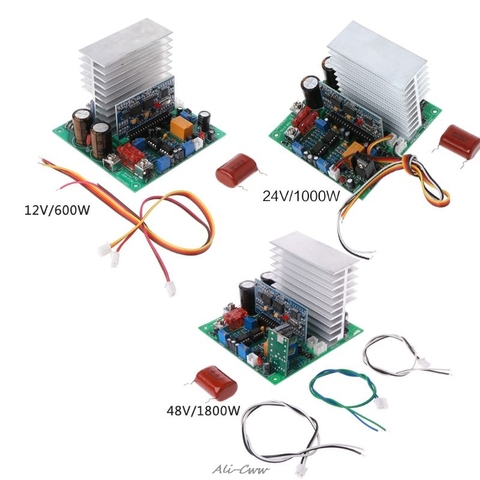 Pure Sine Wave Power Frequency Inverter Board 12/24/48V 600/1000/1800W Finished Boards For DIY ► Photo 1/6