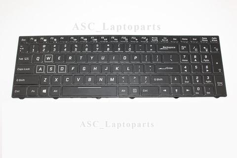 New US QWERTY Keyboard For Clevo N855HK N857HK N850HJ N855HJ N857HJ N857HC N870HC N850HN N870HZ N850HK Laptop, Color BACKLIT ► Photo 1/2
