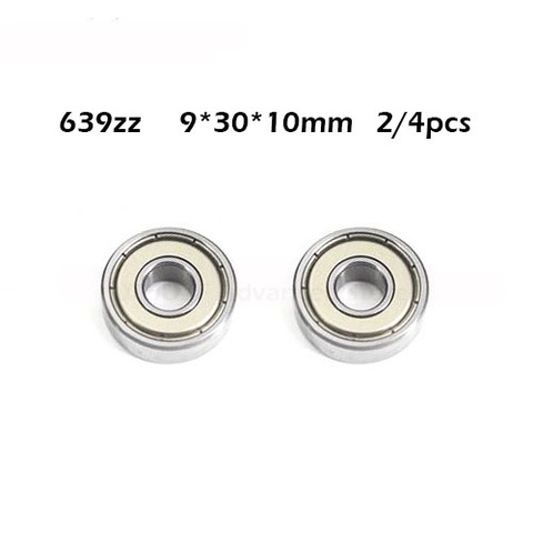 639ZZ Bearing 9*30*10 mm (2/4Pcs ) ABEC-1 Grade 639Z Miniature 639 ZZ Ball Bearings ► Photo 1/5