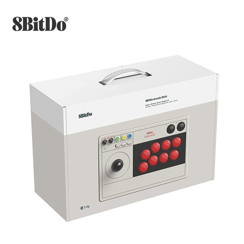 8Bitdo Arcade Stick Support Wired, Wireless Bluetooth and 2.4G with Receiver for Nintendo Switch Windows ► Photo 1/6