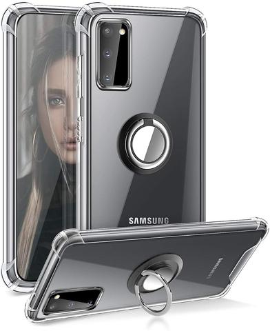 Shockproof Soft Ring Case For Samsung Galaxy S10 M11 M21 Note 10 Lite 5G S10e S10+ Plus S20 Ultra A51 A71 M31 A41 A21 A50S A30 ► Photo 1/6