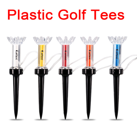 79mm 5Pcs Plastic Golf Training Ball Tee Magnetic Step Down Golf Ball Holder Tees Outdoor Golf Tees Accessories Golf Tees 90mm ► Photo 1/6