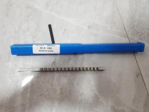 5mm B1 Push-Type Keyway Broach HSS Metric Size CNC Machine Tool ► Photo 1/2