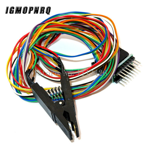 Programmer Testing Clip SOP16 SOP SOIC 16 SOIC16 Pin IC Test Clamp SOP16 to DIP8 Flash Clip for 25 series RT809F TL866CS TL866A ► Photo 1/2