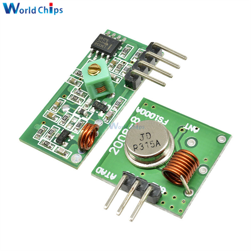 2PCS NEW 315Mhz WL RF Transmitter&Receiver Link Kit for Arduino/ARM/MCU 