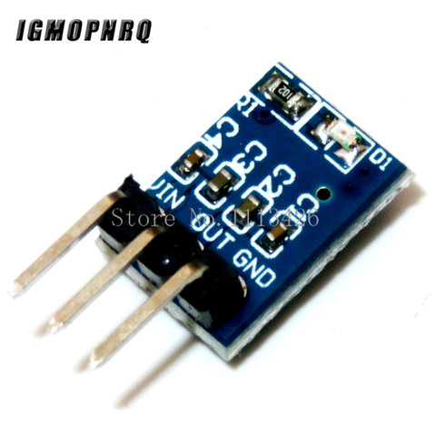 5PCS 5V to 3.3V For DC-DC Step-Down Power Supply Buck Module AMS1117 LDO 800MA ► Photo 1/2