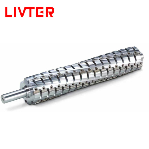 LIVTER Helical Cutter Head Spiral Cutterhead for Spindle Jointer Thickness Planer Machine ► Photo 1/4