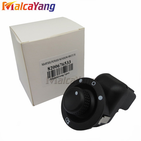 Exterior Mirror Switch For Renault Laguna II Electric Mirror Control Adjuster Switch With Folding Suitable For Megane 2 Scenic 2 ► Photo 1/6