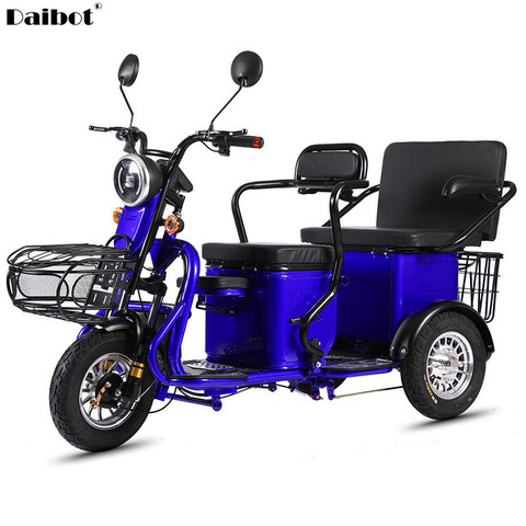 Electric Elderly Scooter Three Wheels Electric Scooters 80KM 60V 800W Portable 3 Wheel Electric Motorcycle With Shopping Basket ► Photo 1/6