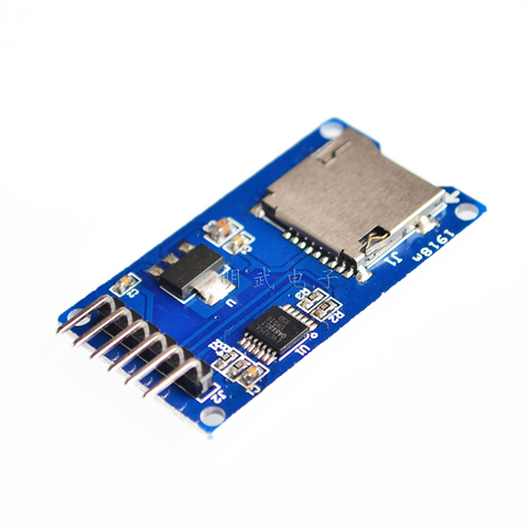 2PCS Micro SD Storage Board Mciro SD TF Card Adapter Memory Shield Expansion Module SPI For Arduino AVR Microcontroller 3.3V ► Photo 1/1