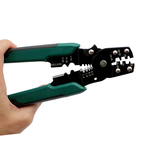 LUCHSHIY Multifuction Hand Tool Cable Wire Stripper Cutter Crimper Multitool Stripper Cutter Crimper Plier Wire Crimping Tool ► Photo 1/6