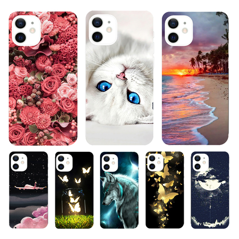 For Fundas iPhone 5S 5 S SE 2022 Case Cover iPhone 6 6S 7 8 Plus X XS Cute Silicone Phone Cover Case For iphone 11 Pro Max capas ► Photo 1/6