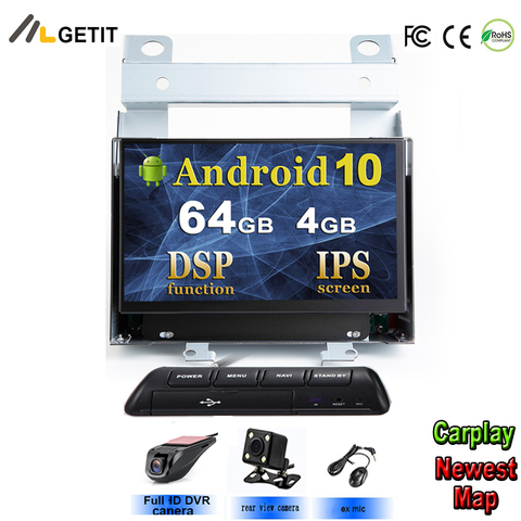 DSP Chip IPS Screen Android 10 Car Multimedia playe for Land Rover Freelander 2 2007-2012 GPS Navigation Stereo Radio WiFi BT ► Photo 1/6