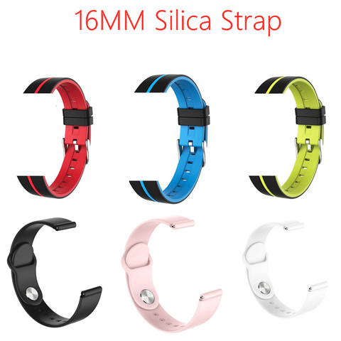 B57 Strap Band 16mm silica strap  For Smart Watches B57 Women Men Waterproof Sweatproof Sport Strap ► Photo 1/6