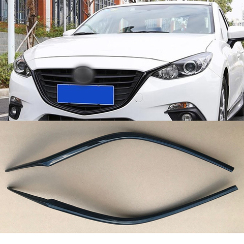 CEYUSOT For Mazda 3 Car Grille Trim Strip 2014 15 16 FRONT Bumper Full Star RACING Grills Cover Trim mazda3 ACCESSORIES GRILL M3 ► Photo 1/6