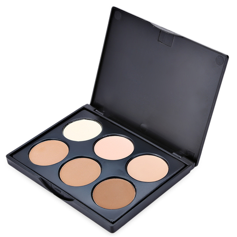 Face Highlighter Powder Palette Corrector Concealer Power Palette Contouring Highlighter Bronzer Makeup Powder ► Photo 1/6