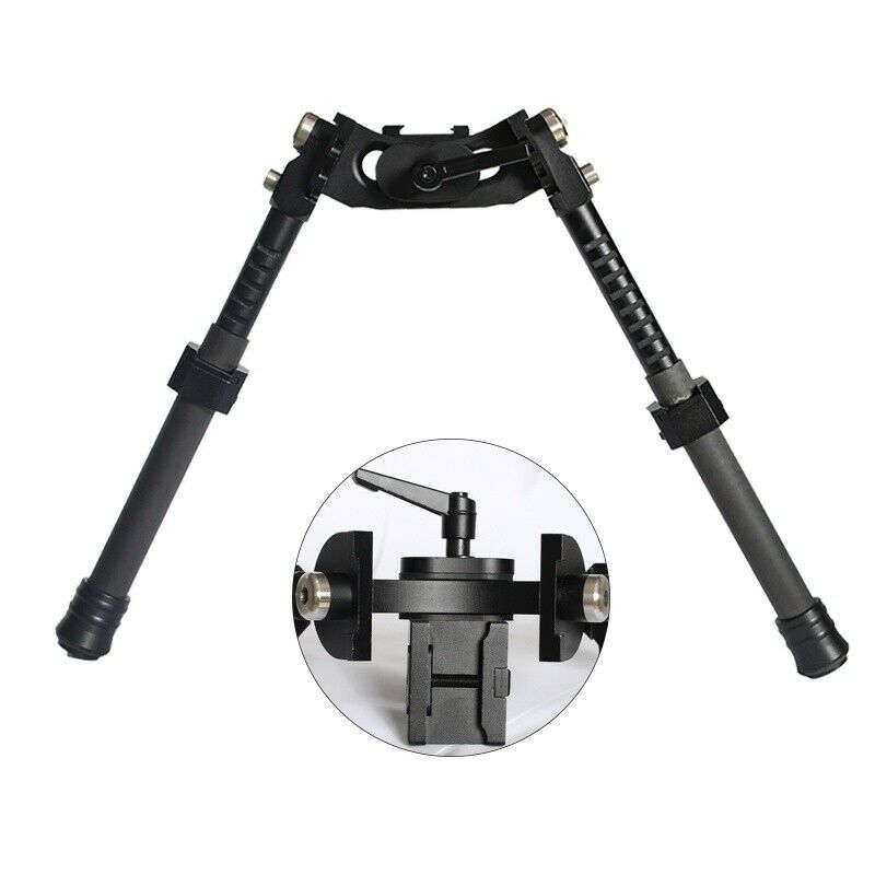 Rifle Bipod Quick Detach Mount 6.5-9" Bipod CNC QD Tactical 20mm Picatinny Rail 