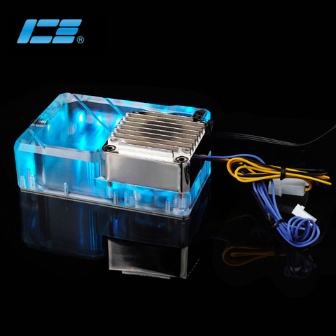 Iceman cooler Ncase M1 V4 V5 V6 Professionally Used DDC Reservoir ARGB Transparent ,Support AURA Motherboard,145ML Volume ► Photo 1/6