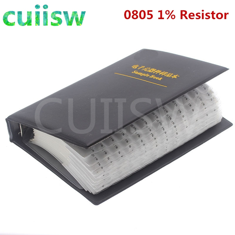 0805 SMD Resistor Sample Book 1% Tolerance 170valuesx50pcs=8500pcs Resistor Kit 0R~10M ► Photo 1/6