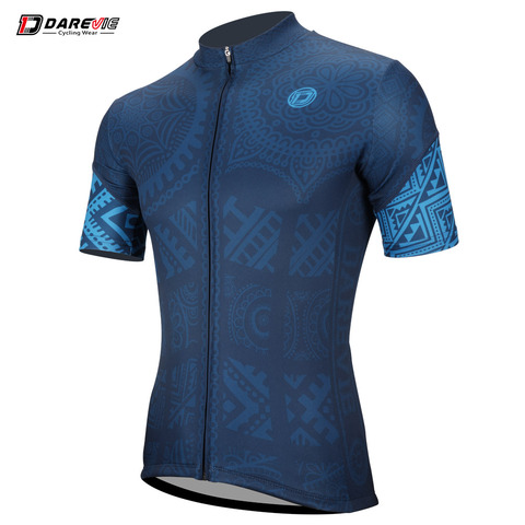 Darevie Cycling Jersey Breathable Cool Cycling Jersey Short Sleeve Summer Quick Dry MTB Road Biking Jersey Cycling Clothing Men ► Photo 1/6
