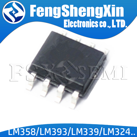50pcs/lot LM358 LM393 LM339 LM324 NE555 LM358DR LM324DR LM339DR LM393DR NE555DR Amplifier Circuit IC ► Photo 1/2