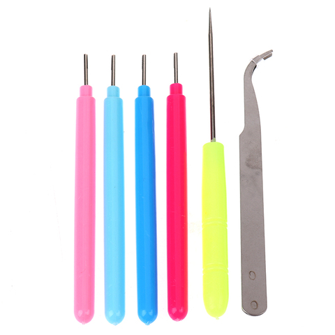 1/2/3/6Pcs Paper DIY Set Quilling Paper Tools Tweezer Needle Pins Slotted Pen Tool Kit ► Photo 1/6