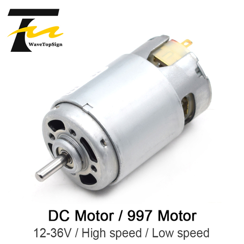 997 Powerful DC Motor Input Voltage DC12-36V High Speed Motor Silent Ball Bearing Motor ► Photo 1/6