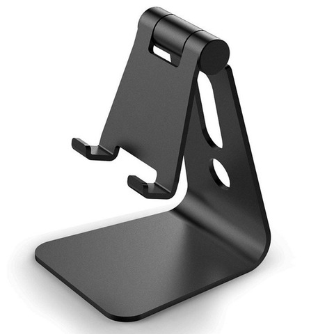 Aluminum Desk Mobile Phone Stand Holder For iPhone iPad Xiaomi Adjustable Desktop Tablet Holder Universal Table Cell Phone Stand ► Photo 1/6