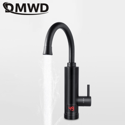 DMWD Electric Kitchen Water Heater Tap Instant Hot Water Faucet Heater Cold Heating Faucet Tankless Heater Under Type 3000W 220V ► Photo 1/2