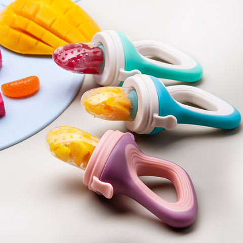 Newborn Pacifier Food Nibble Baby Pacifiers Feeder Kids Fruit Pacifier Feeding Safe Kids Training Nipple Teat Pacifier Bottles ► Photo 1/6