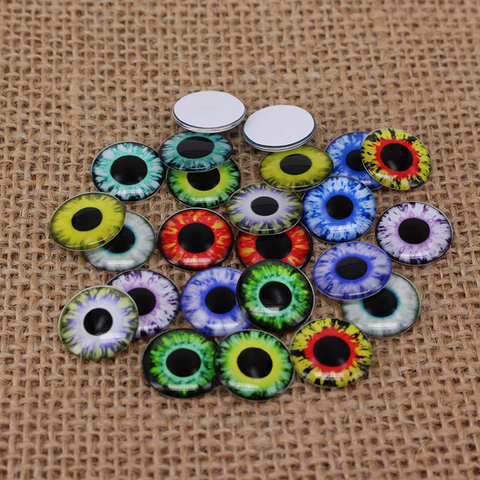 24pcs/lot Colorful Eye Pupil 14mm Glass Eye Chips for Blyth-doll DIY Making Findings BT102 ► Photo 1/6