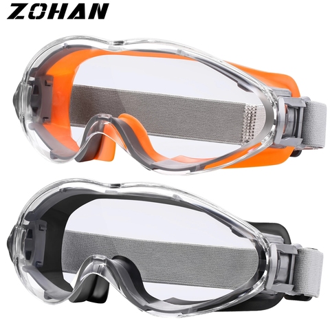 ZOHAN 2PCS Safety Glasses Protective Goggles Anti-UV Waterproof Tactical Sport Protection Glasses Eyewear Eye Protection Riding ► Photo 1/6