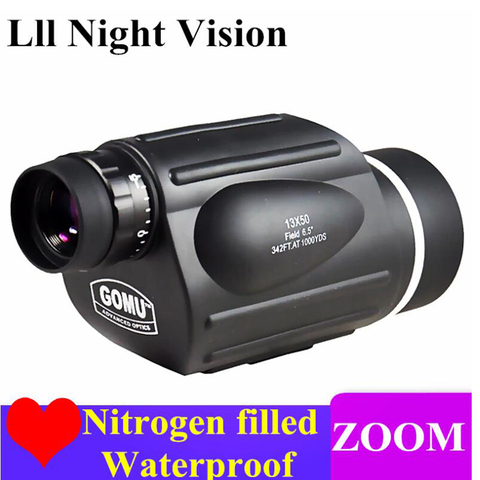 High Power HD Telescope Monocular 10-30X50 Zoom Bird Watching Waterproof Binoculars Lll Night Vision High Quality For Hunting ► Photo 1/6