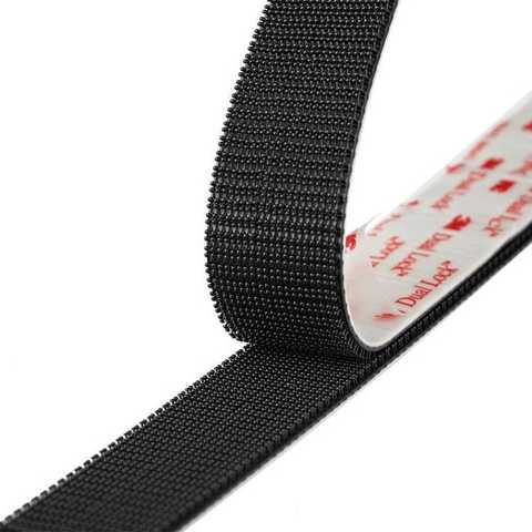 Velcros 3M Dual Lock SJ3551 Black Type 400 Mushroom Reclosable Fastener Tape Bacing VHB Adhesive Tape 3M Tape ► Photo 1/3