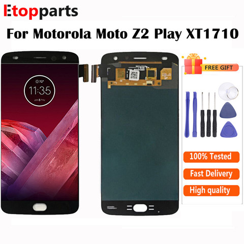 5.5 inch OLED For Motorola Moto Z2 Play LCD XT1710-02 XT1710-06 XT1710 Display Touch Screen Replacement Free Shipping ► Photo 1/6