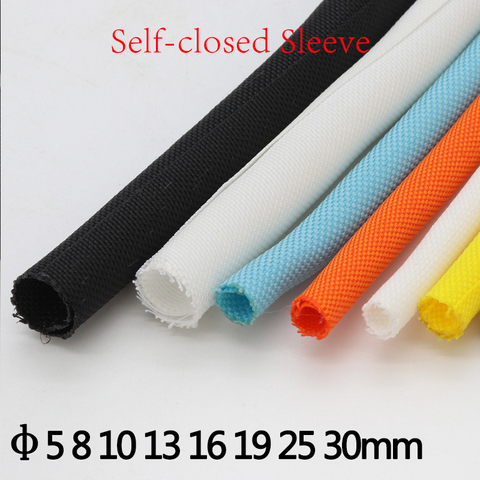 Multicolor PET Self Closing Expandable Braided Sleeve Dia 5 8 10 13 16 19 25 30 mm  Cable Protector Harness Nylon Wire Wrap ► Photo 1/1