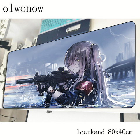 Girls Frontline mousepad gamer hot sales 800x400x2mm gaming mouse pad cute notebook pc accessories laptop padmouse ergonomic mat ► Photo 1/4