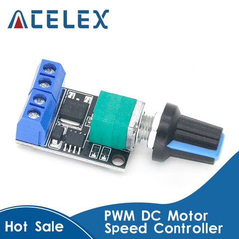 High Linearity 5V 9V 12V 10A PWM DC Motor Speed Controller LED Dimmer Dimming Module Adjustable Speed Regulator Control Switch ► Photo 1/6