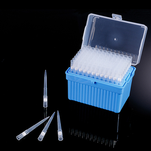 96pcs Sterilized Filter Pipette Tip Transparent pp Boxed Tip Pipette Accessories 10ul/200ul/1000ul ► Photo 1/5